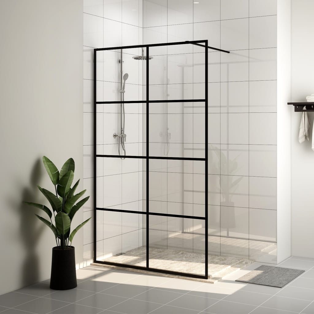 Parete Doccia Walk In Bianca Vetro Esg