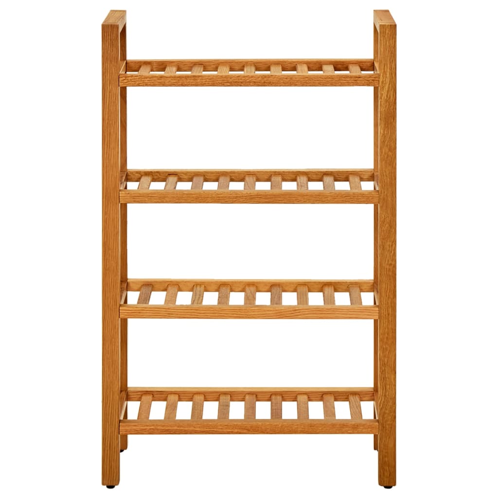 Scarpiera Con 4 Ripiani 50X27X In Legno Massello Di Rovere