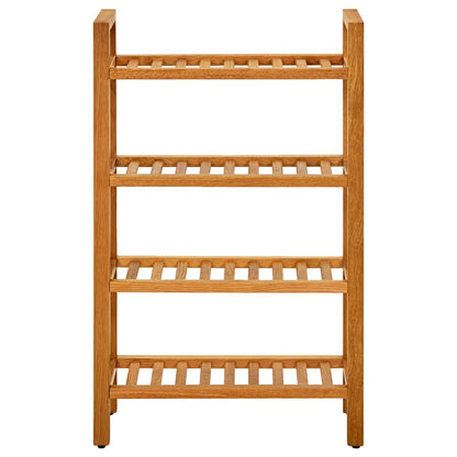Scarpiera Con 4 Ripiani 50X27X In Legno Massello Di Rovere