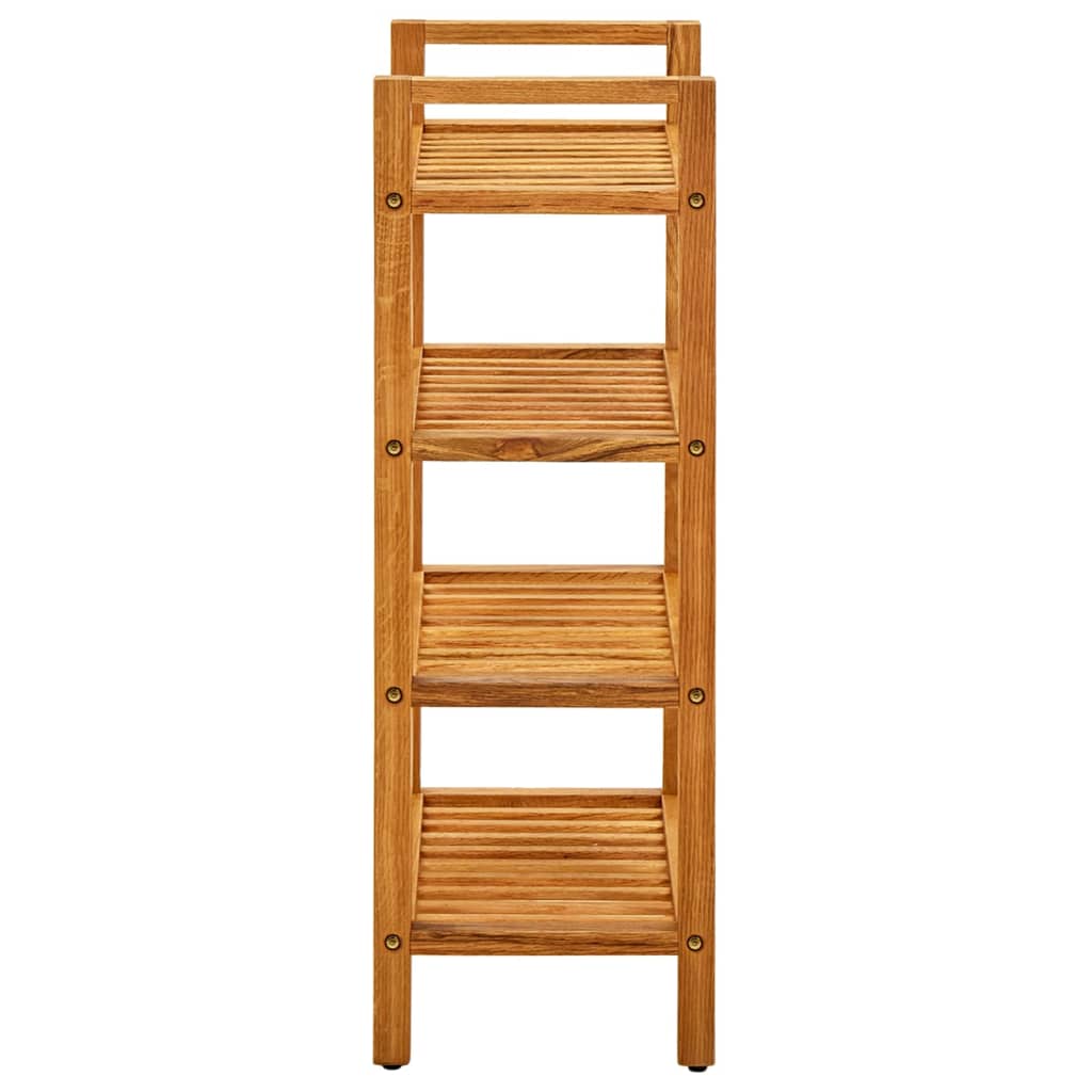 Scarpiera Con 4 Ripiani 50X27X In Legno Massello Di Rovere