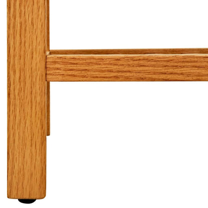 Scarpiera Con 5 Ripiani 50X27X100Cm In Legno Massello Di Rovere