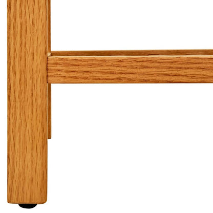 Scarpiera Con 4 Ripiani 100X27X80Cm In Legno Massello Di Rovere
