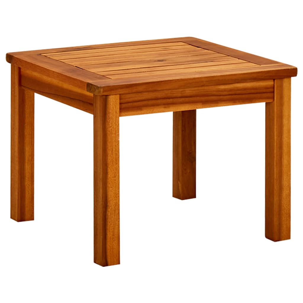 Tavolino Da Giardino In Legno Massello Di Acacia