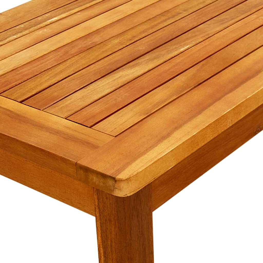 Tavolino Da Giardino In Legno Massello Di Acacia