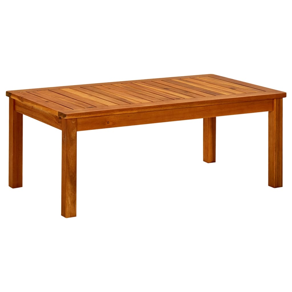 Tavolino Da Giardino In Legno Massello Di Acacia