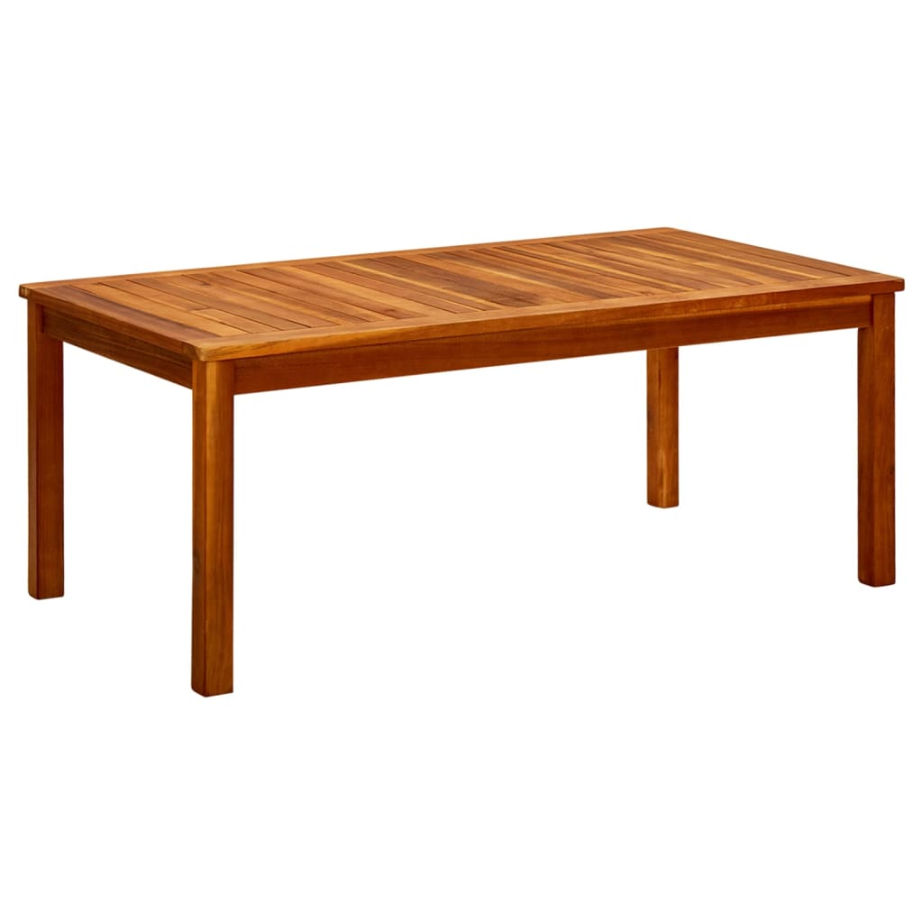 Tavolino Da Giardino In Legno Massello Di Acacia