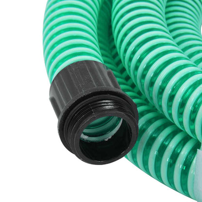 Tubo Di Aspirazione Con Raccordi In Ottone 1,1&quot; Pvc Verde