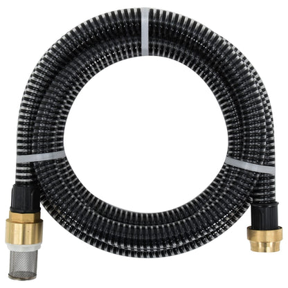 Tubo Di Aspirazione Con Connettori In Ottone 2M Nero