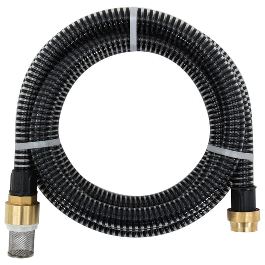 Tubo Di Aspirazione Con Connettori In Ottone 2M Nero