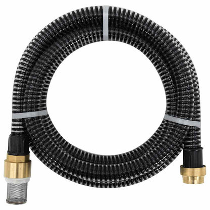 Tubo Di Aspirazione Con Connettori In Ottone 2M Nero