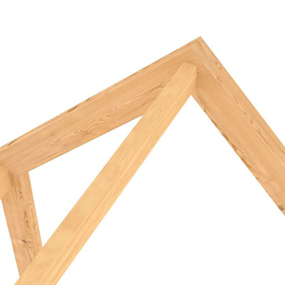 Giroletto Per Bambini Con Cassetto Legno Massello Pino 80X160Cm