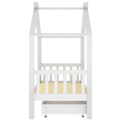 Giroletto Per Bambini Con Cassetto Legno Pino