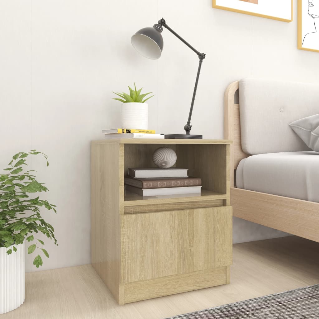 Comodino 40X40X50 Cm In Legno Multistrato