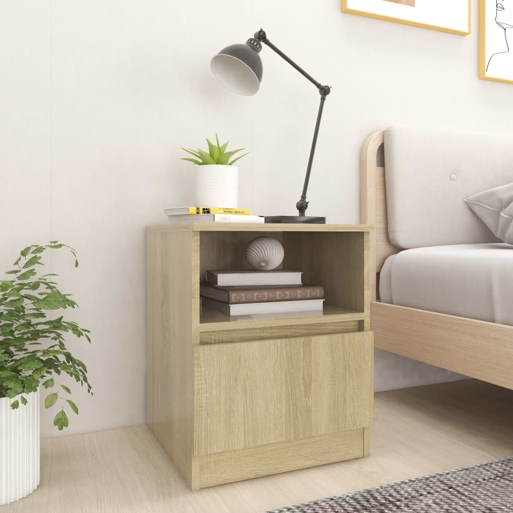 Comodino 40X40X50 Cm In Legno Multistrato