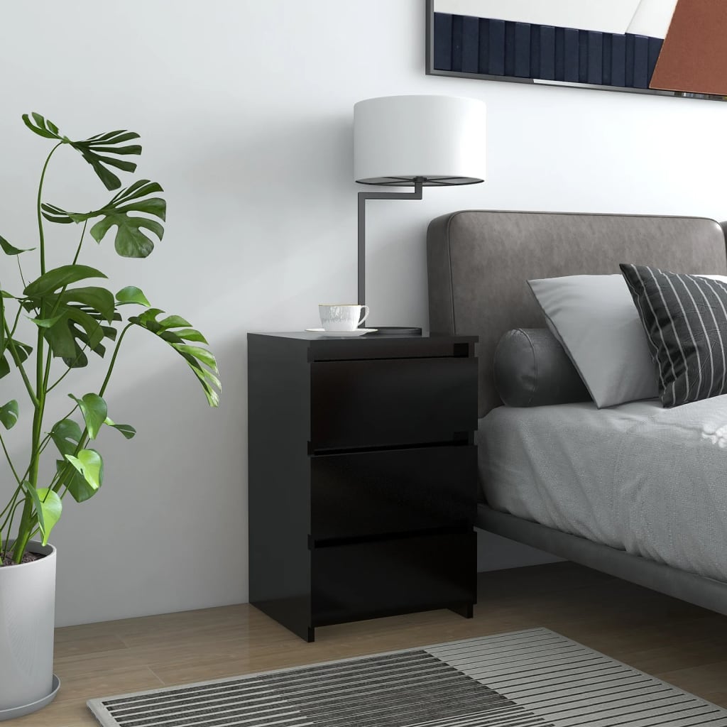 Comodino 40X35X62,5 Cm In Legno Multistrato