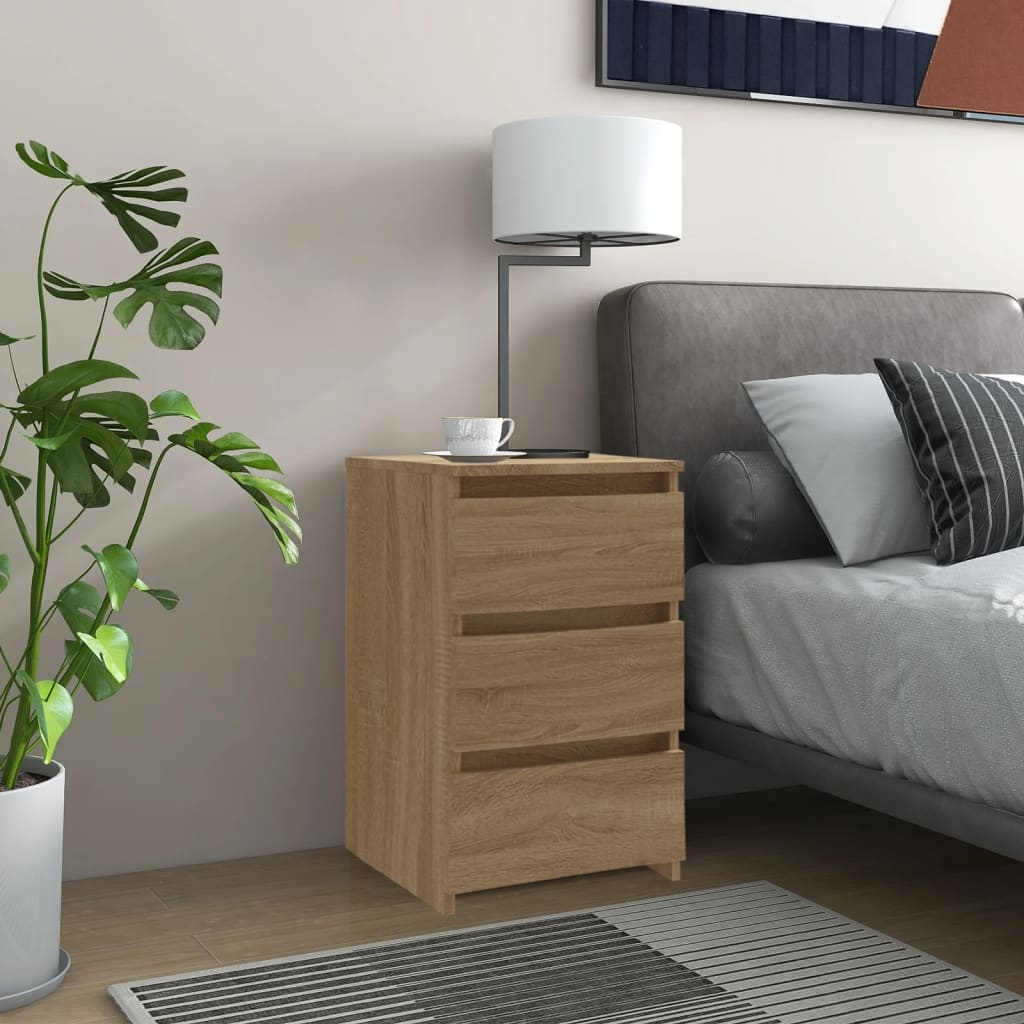 Comodino 40X35X62,5 Cm In Legno Multistrato