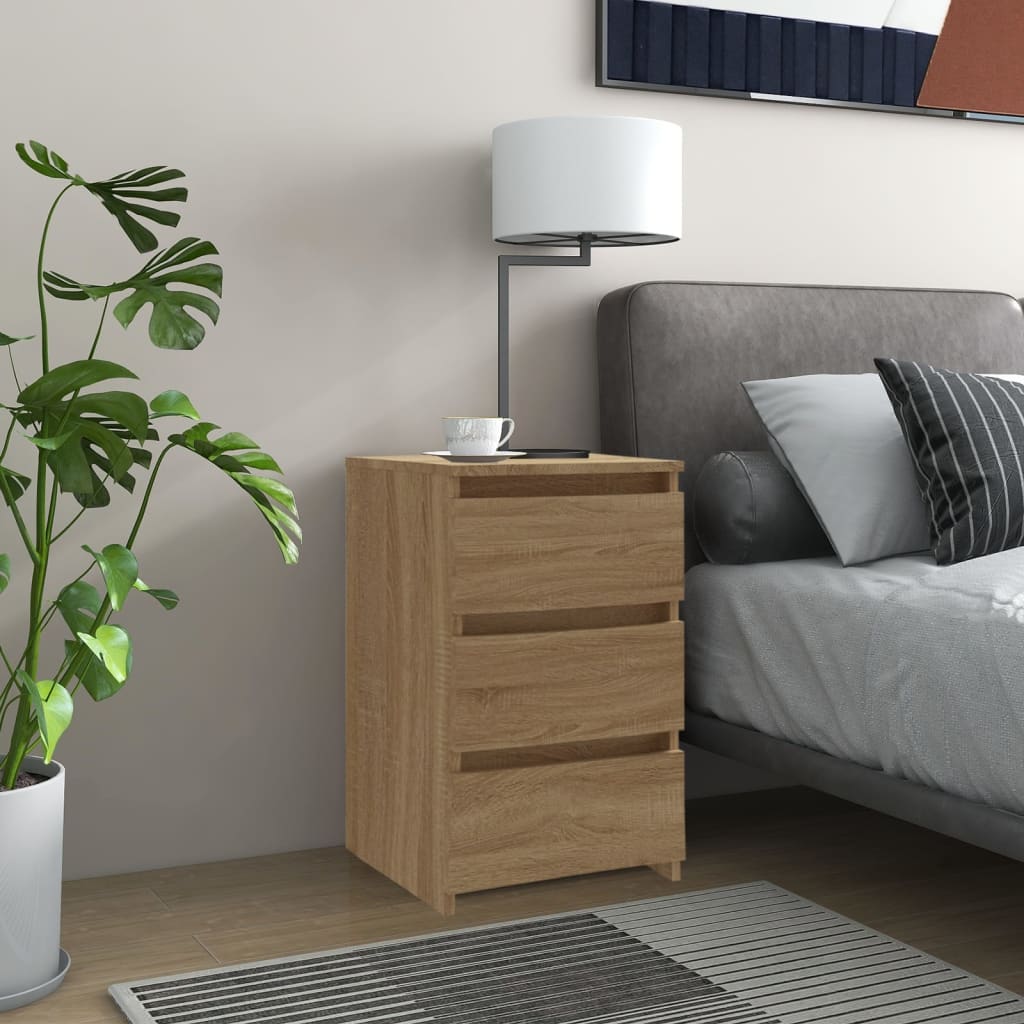 Comodino 40X35X62,5 Cm In Legno Multistrato