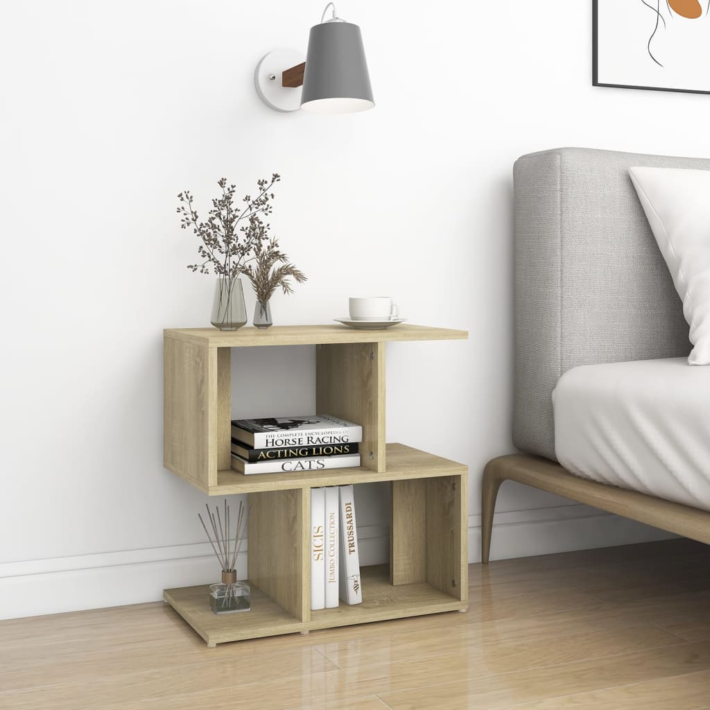 Comodini 2Pz 50X30X51,5 Cm Legno Multistrato