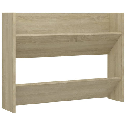 Scarpiera A Muro 80X18X In Legno Multistrato Rovere Sonoma