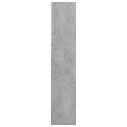 Scarpiera A Muro 60X18X90Cm In Legno Multistrato Grigio Cemento