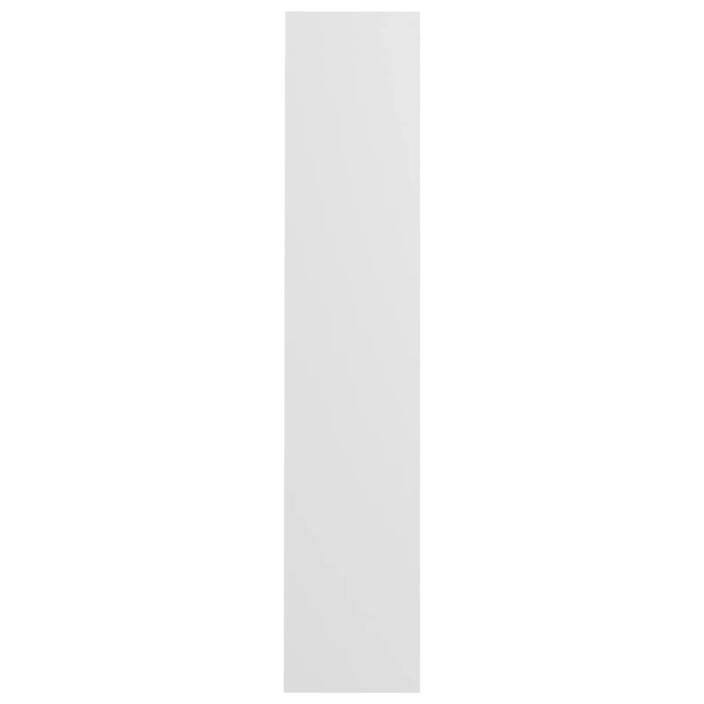 Scarpiera A Muro Bianca 80X18X In Legno Multistrato Bianco