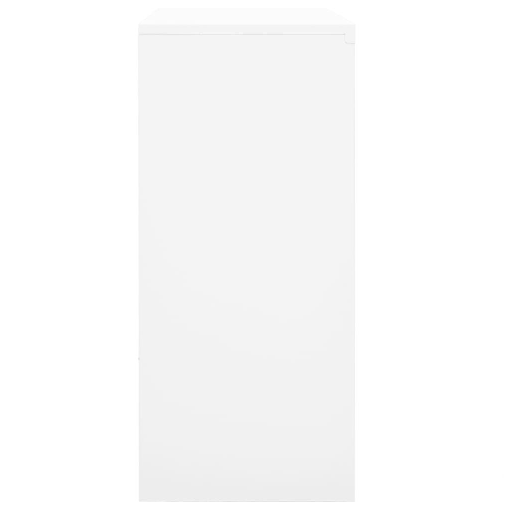 Armadio Per Ufficio Anta Scorrevole 90X40X90Cm Acciaio