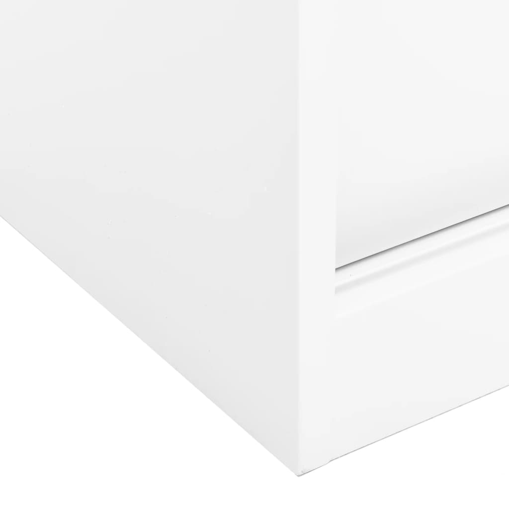 Armadio Per Ufficio Anta Scorrevole 90X40X90Cm Acciaio