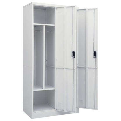 Armadio 80X50X180 Cm In Acciaio