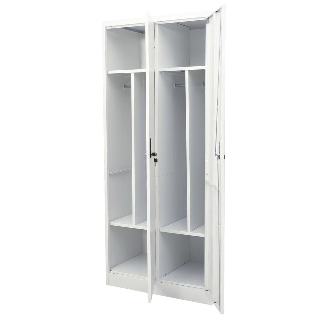 Armadio 80X50X180 Cm In Acciaio