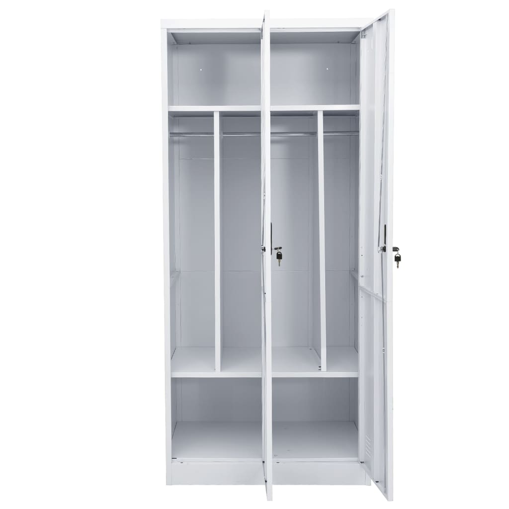 Armadio 80X50X180 Cm In Acciaio