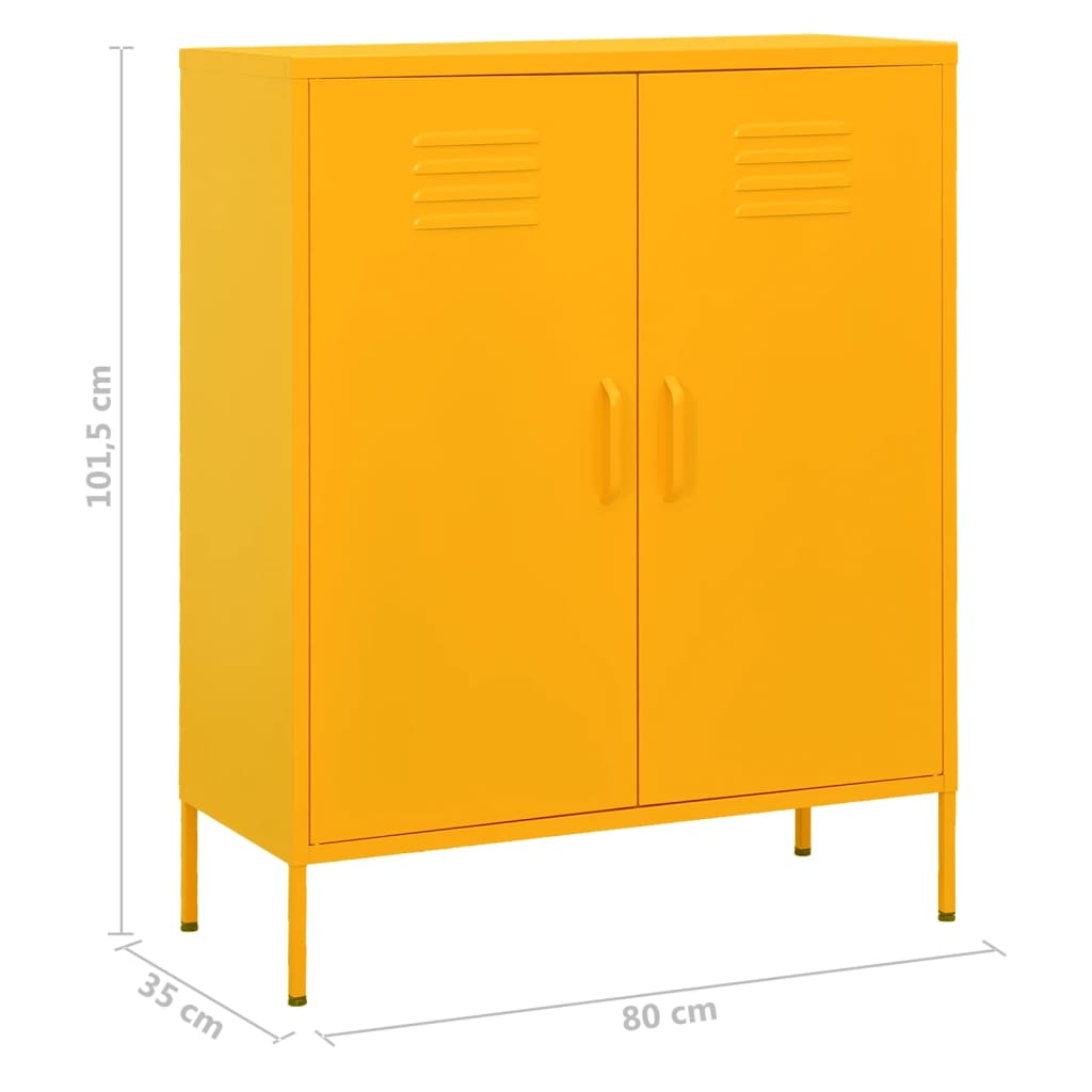 Armadietto 80X35X101,5 Cm In Acciaio