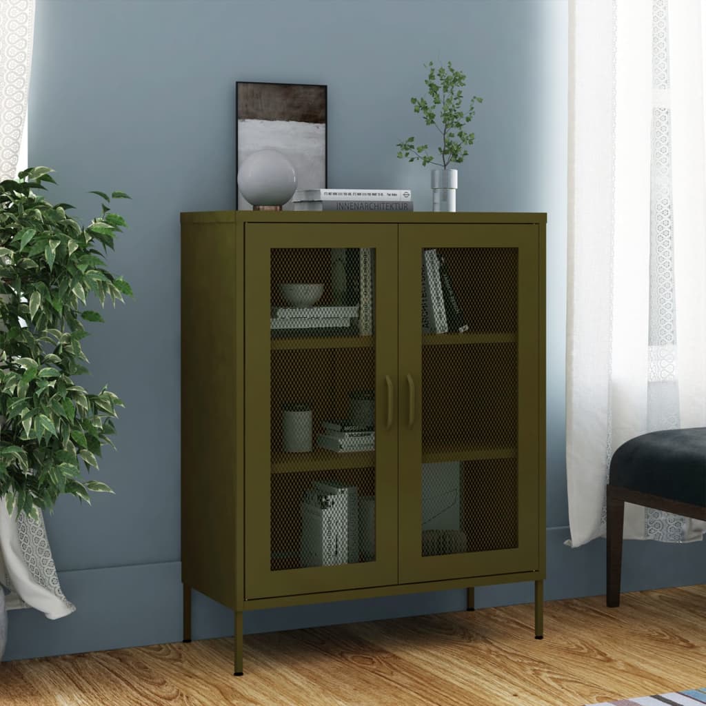 Armadietto 80X35X101,5 Cm In Acciaio
