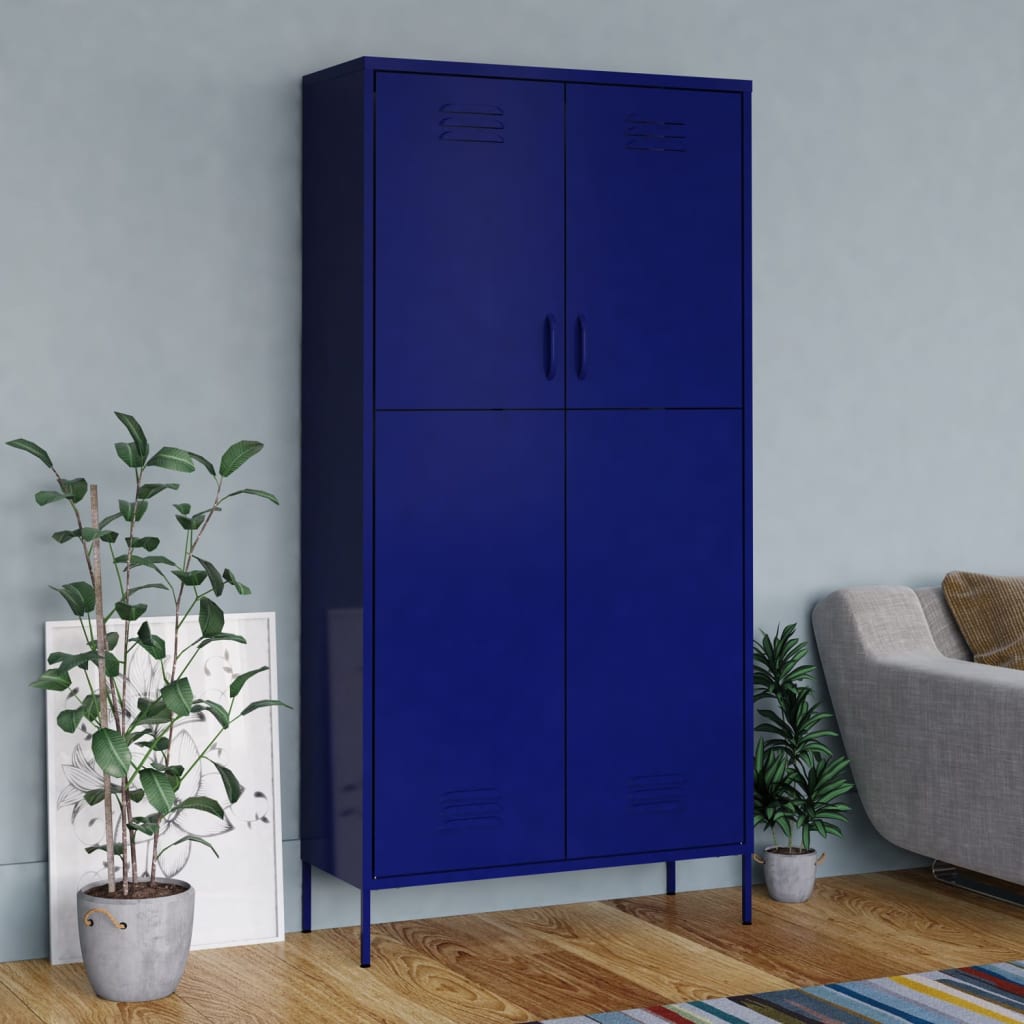 Armadio 90X50X180 Cm In Acciaio