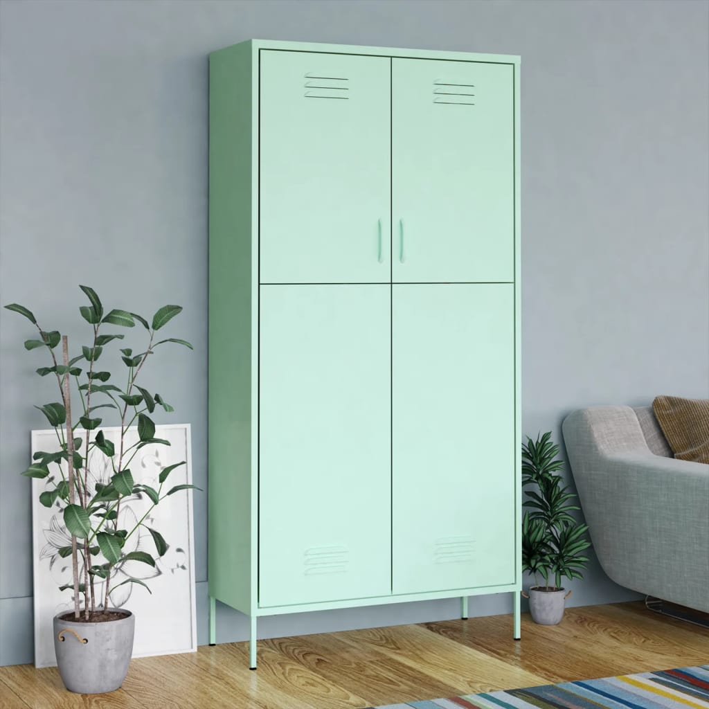Armadio 90X50X180 Cm In Acciaio