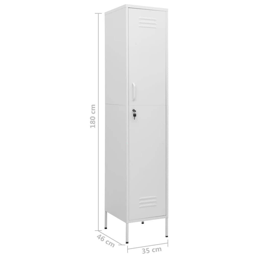 Armadio 35X46X180 Cm In Acciaio