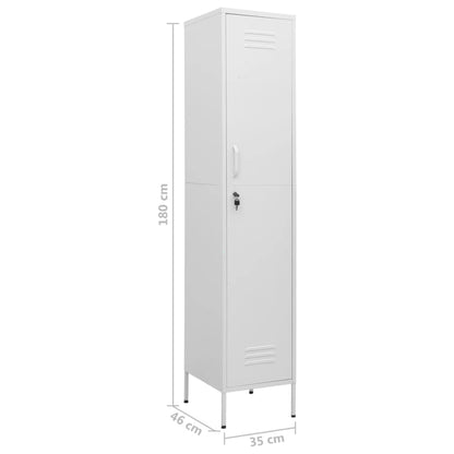 Armadio 35X46X180 Cm In Acciaio