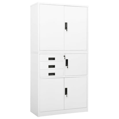 Armadio Per Ufficio 90X40X180 Cm In Acciaio