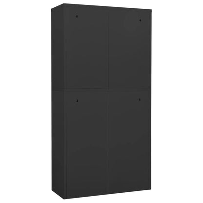 Armadio Per Ufficio 90X40X180 Cm In Acciaio