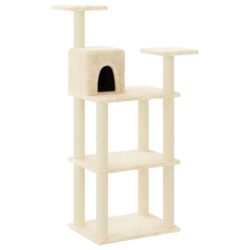 Albero Per Gatti Con Tiragraffi In Sisal 118,5 Cm