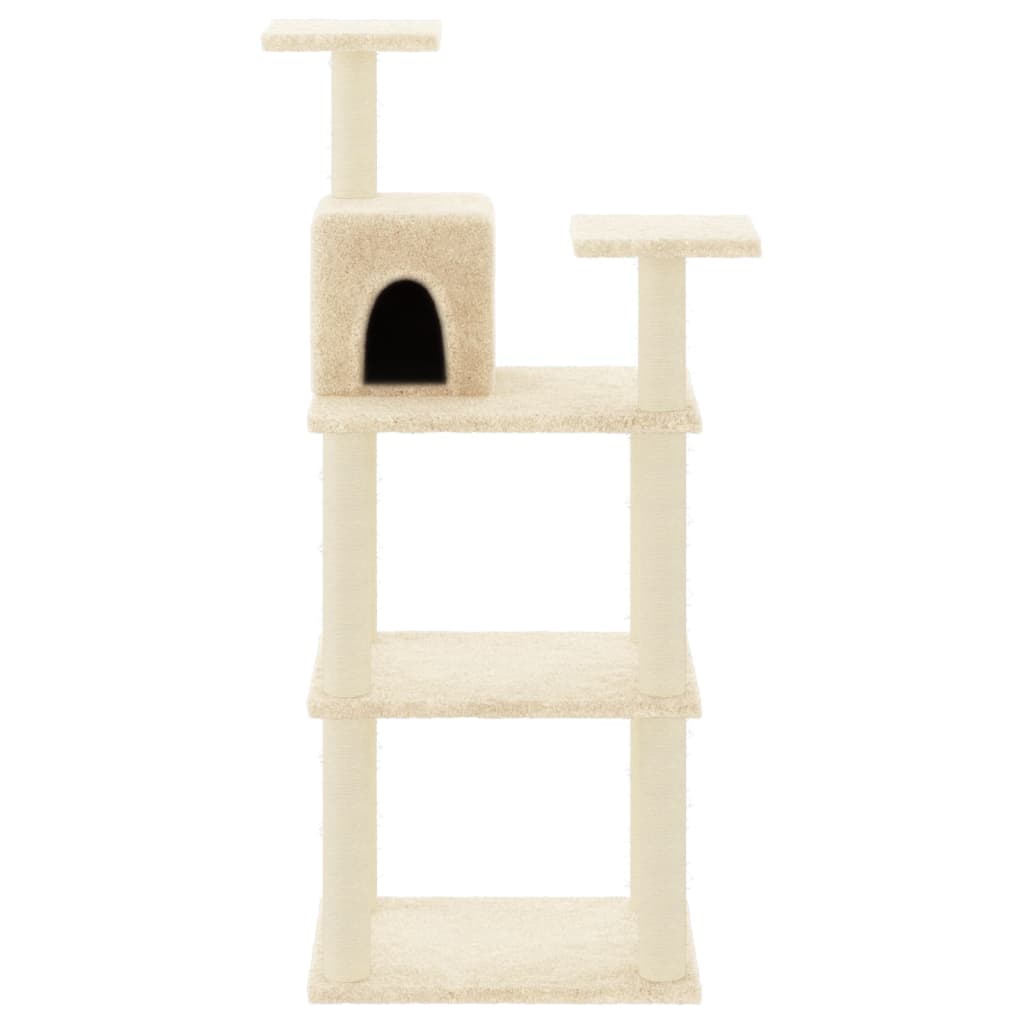 Albero Per Gatti Con Tiragraffi In Sisal 118,5 Cm