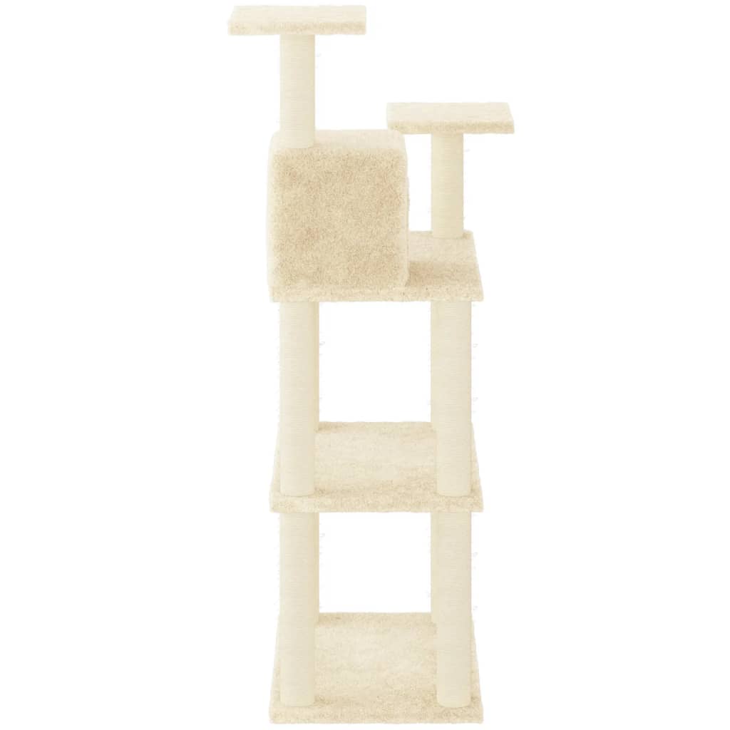 Albero Per Gatti Con Tiragraffi In Sisal 118,5 Cm