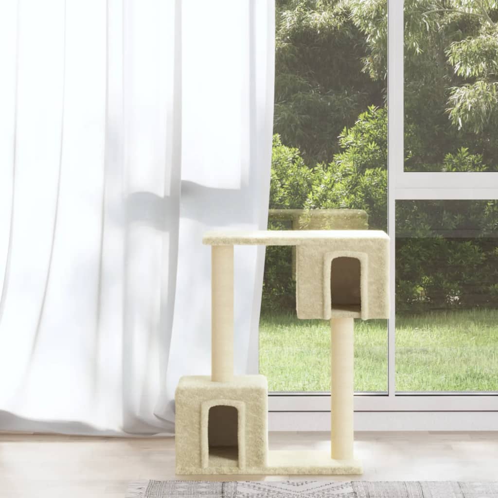 Albero Per Gatti Con Tiragraffi In Sisal 60 Cm