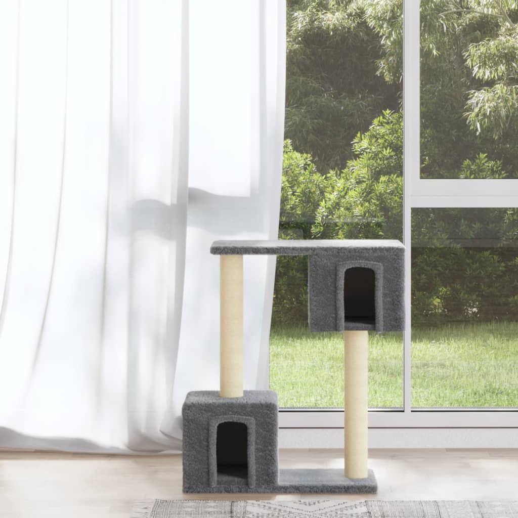 Albero Per Gatti Con Tiragraffi In Sisal 60 Cm