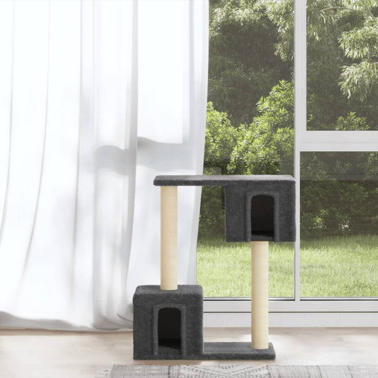 Albero Per Gatti Con Tiragraffi In Sisal 60 Cm