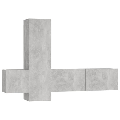 Set Di Mobili Porta Tv 3 Pz In Legno Multistrato