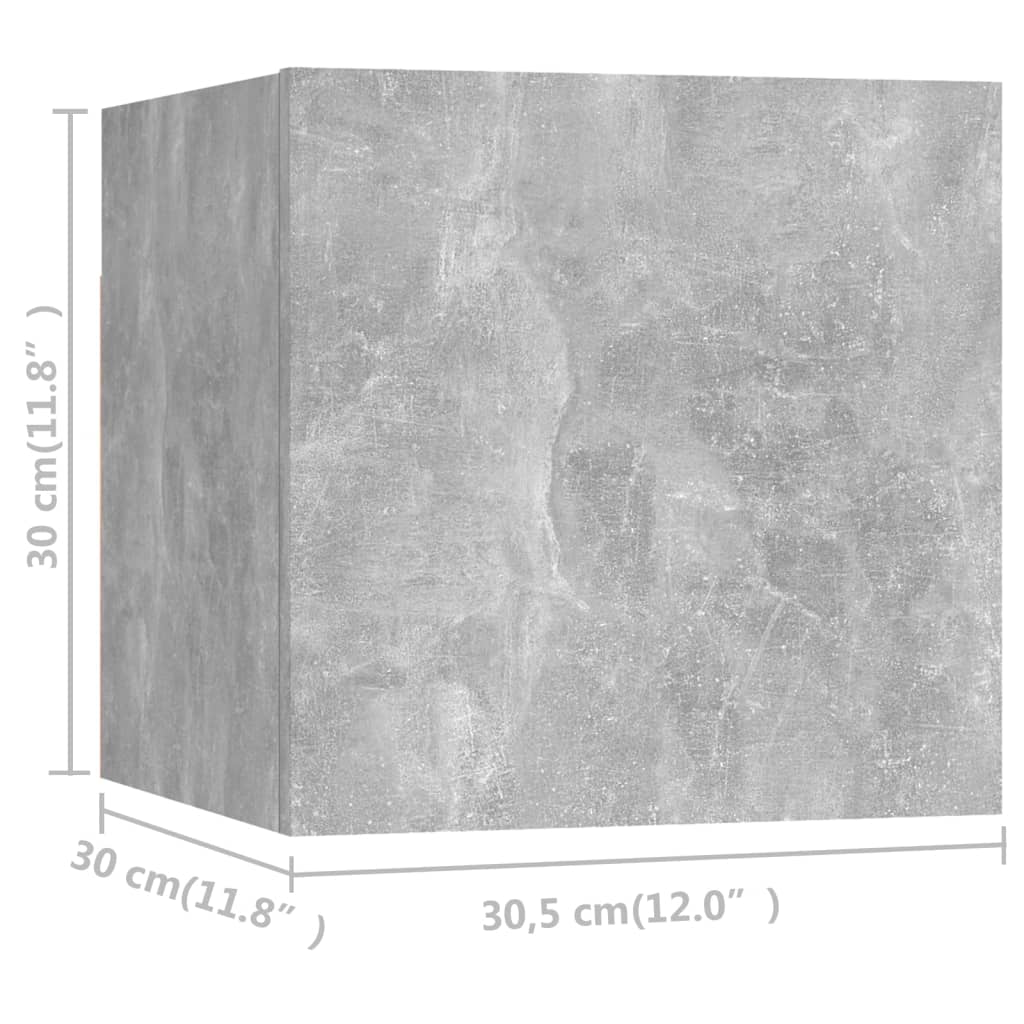 Set Di Mobili Porta Tv 3 Pz In Legno Multistrato