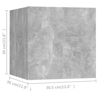 Set Di Mobili Porta Tv 3 Pz In Legno Multistrato