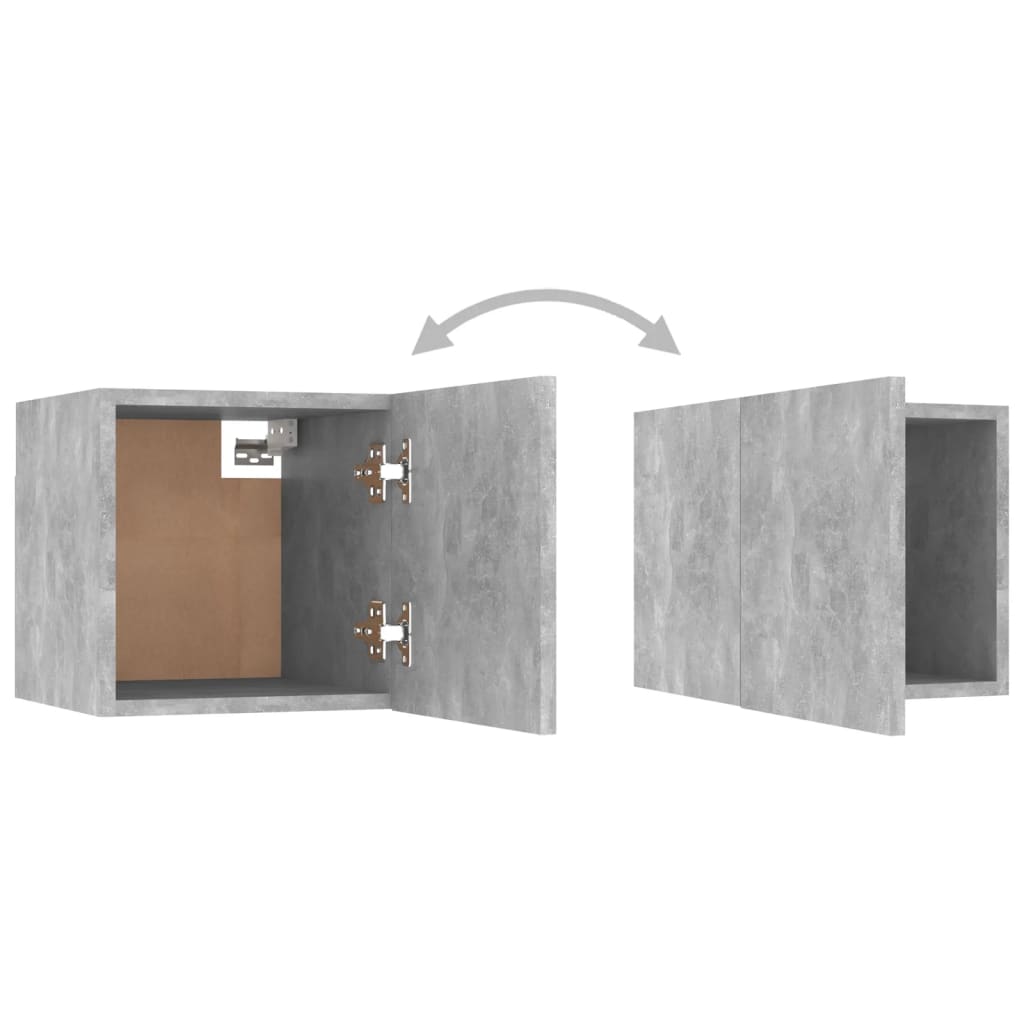 Set Di Mobili Porta Tv 3 Pz In Legno Multistrato