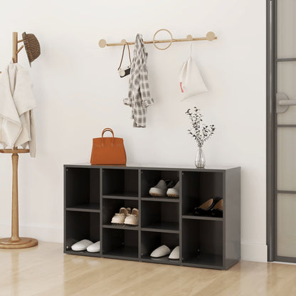 Scarpiera Panchina Bianca Rovere Sonoma 103X30X54,5 Multistrato