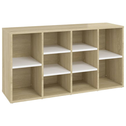 Scarpiera Panchina Bianca Rovere Sonoma 103X30X54,5 Multistrato